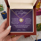 Gift for Daughter from Mother - Always in my heart necklace