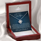 Gift for Wife - I Can't Live Without You - Love Knot Necklace