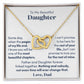 Father and Daughter Forever Linked - Gift for Daughter from Dad