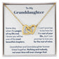 Grandfather and Granddaughter Forever Linked - Necklace