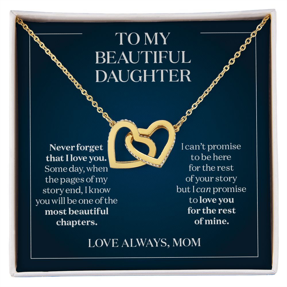 One of the Most Beautiful Chapters - Gift for Daughter from Mom - Necklace
