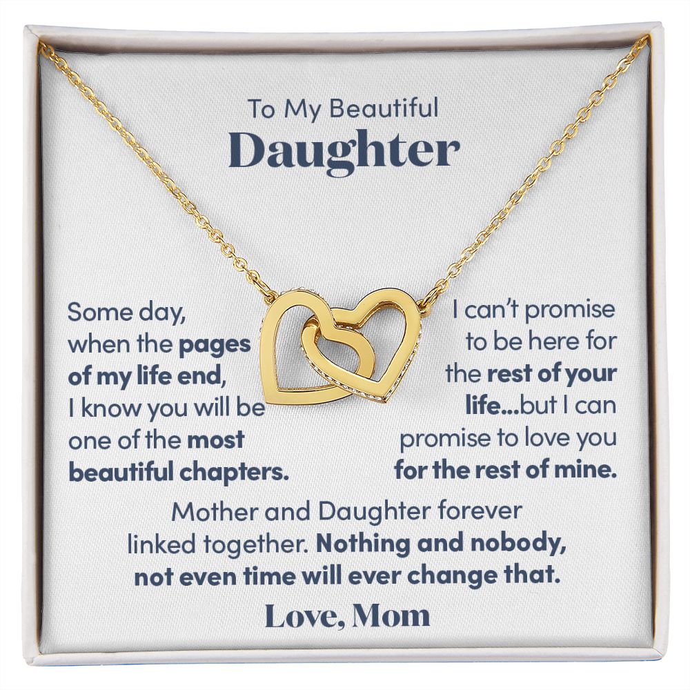Mother and Daughter Forever Linked - Gift from Mother to Daughter