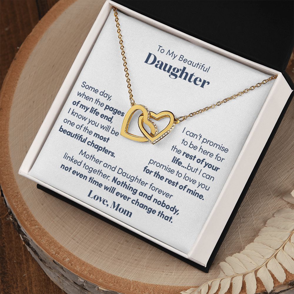 Mother and Daughter Forever Linked - Gift from Mother to Daughter