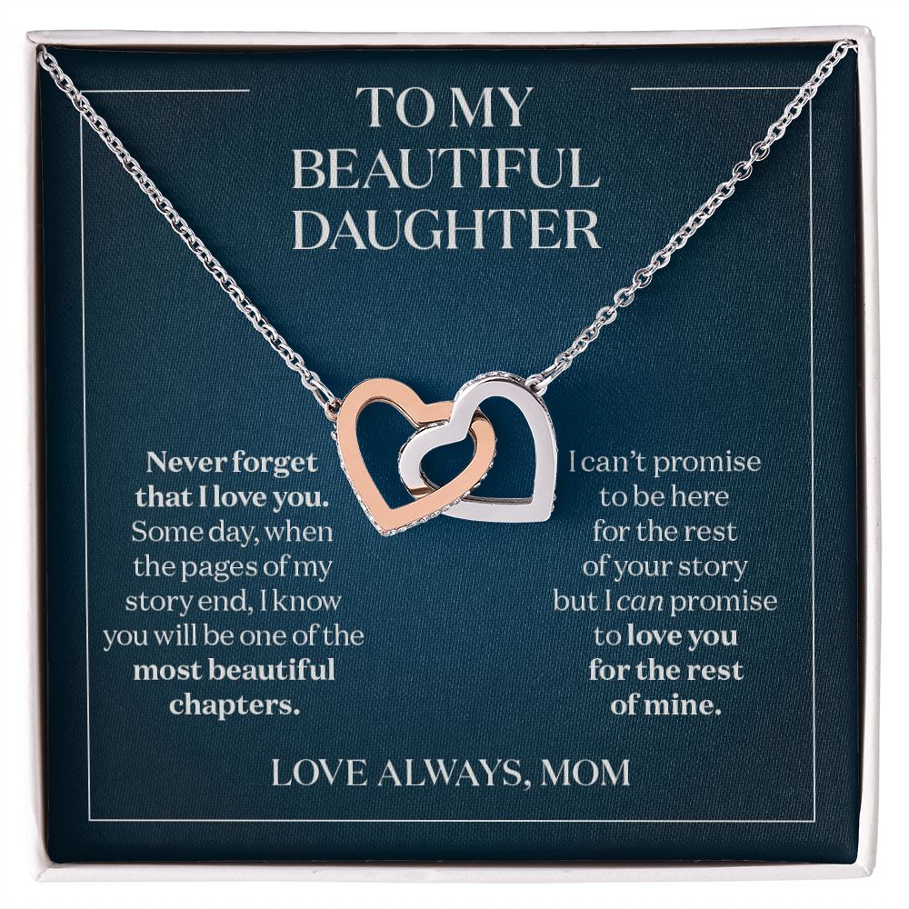 One of the Most Beautiful Chapters - Gift for Daughter from Mom - Necklace