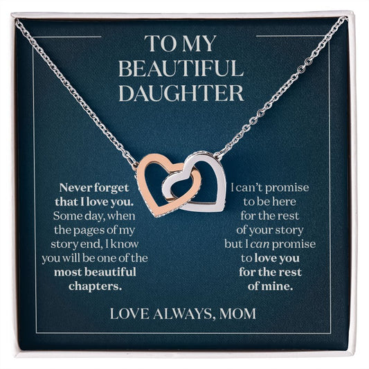 One of the Most Beautiful Chapters - Gift for Daughter from Mom - Necklace