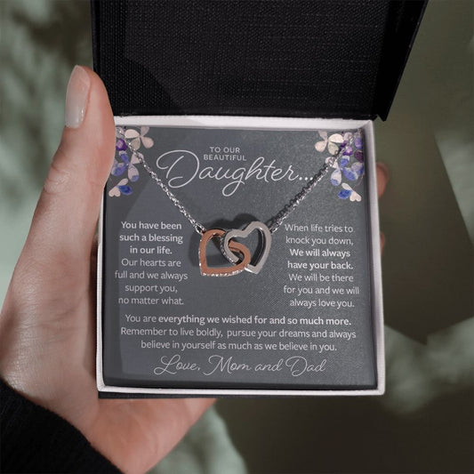 Daughter Gifts from Mom and Dad - Everything I Wished For Necklace
