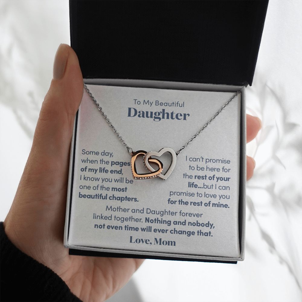 Mother and Daughter Forever Linked - Gift from Mother to Daughter