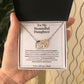 I'll Always Be With You - Gift for Daughter from Dad - Heart Necklace