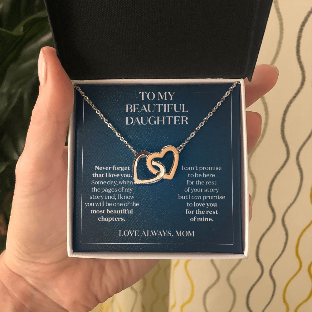 One of the Most Beautiful Chapters - Gift for Daughter from Mom - Necklace