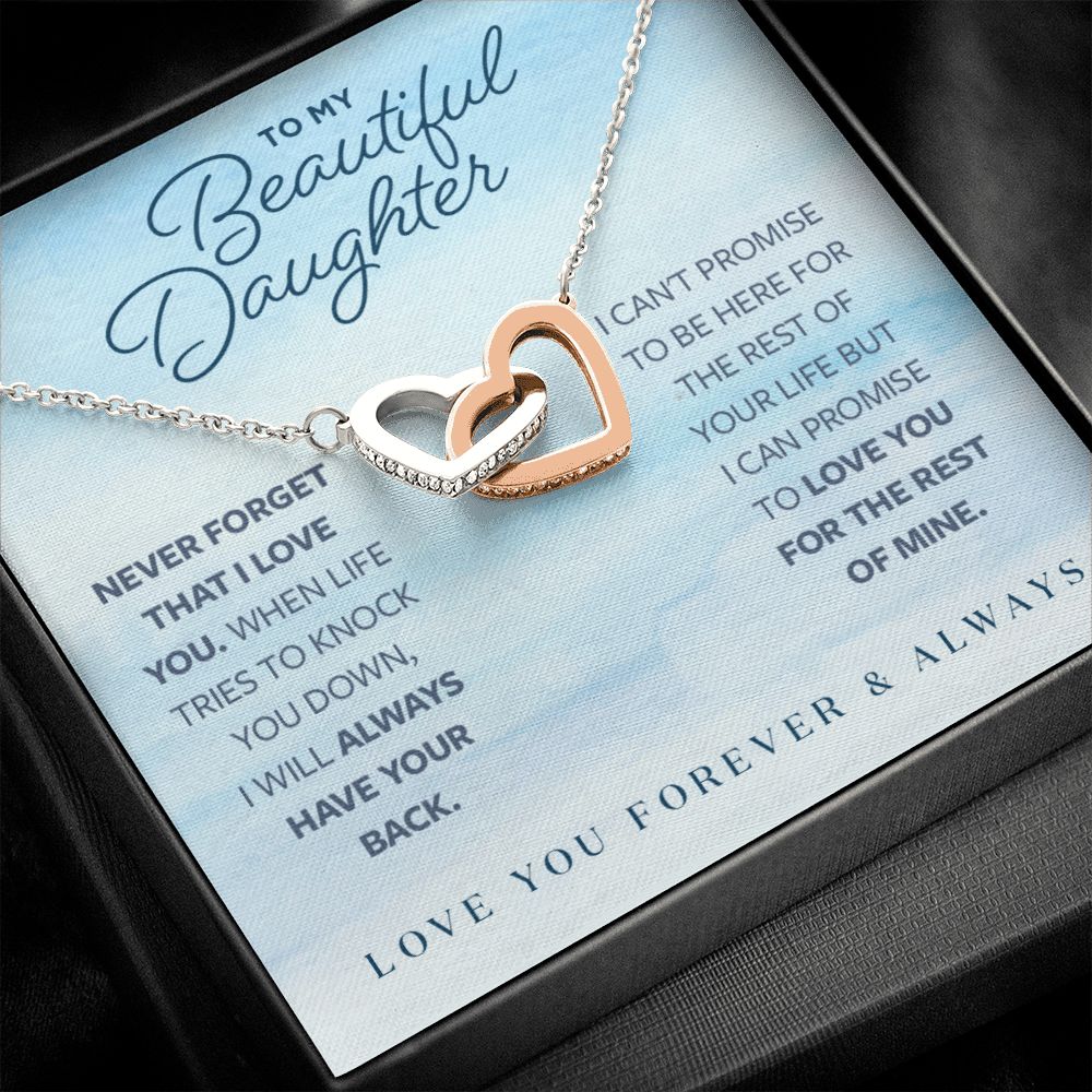 Gift for Daughter - I Will Always Have Your Back Necklace