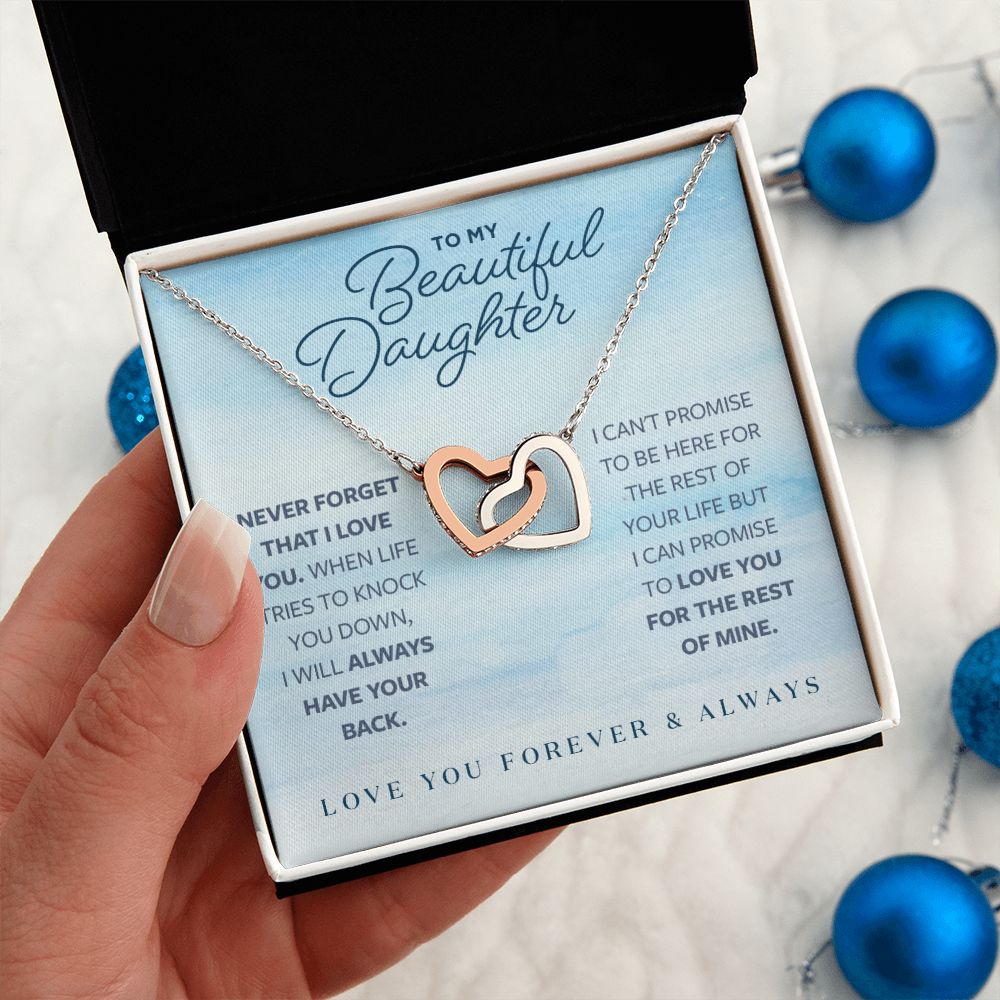 Gift for Daughter - I Will Always Have Your Back Necklace