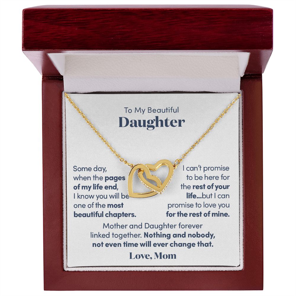 Mother and Daughter Forever Linked - Gift from Mother to Daughter