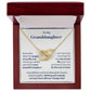 Grandfather and Granddaughter Forever Linked - Necklace