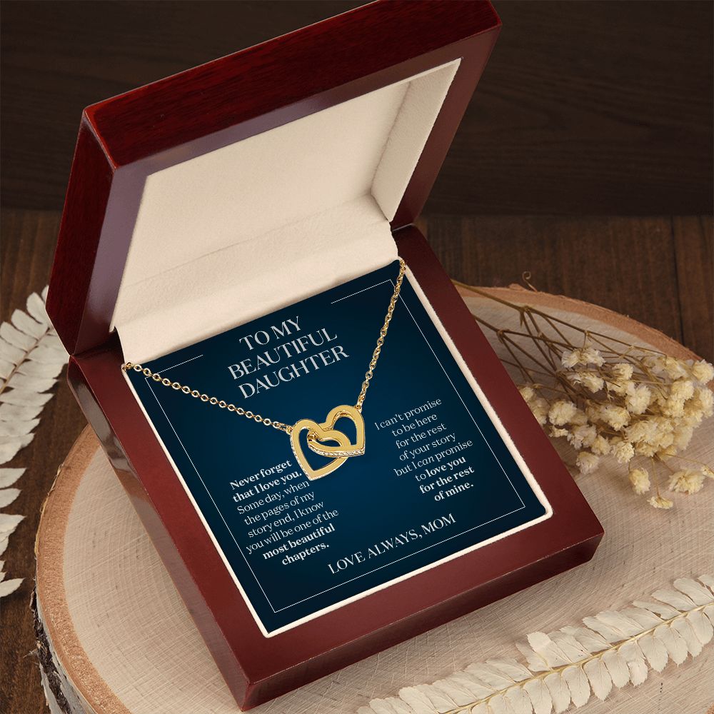 One of the Most Beautiful Chapters - Gift for Daughter from Mom - Necklace