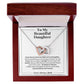 I'll Always Be With You - Gift for Daughter from Dad - Heart Necklace