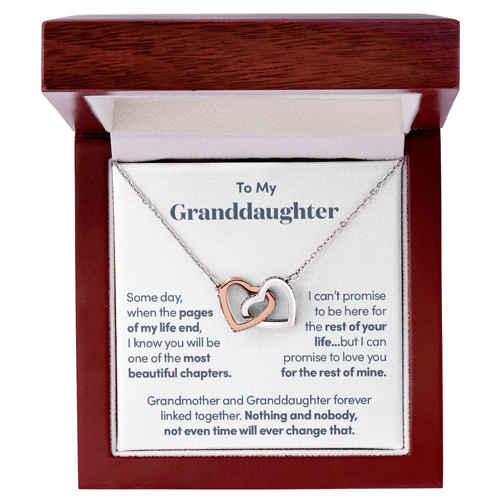 Grandmother and Granddaughter Forever Linked - Necklace