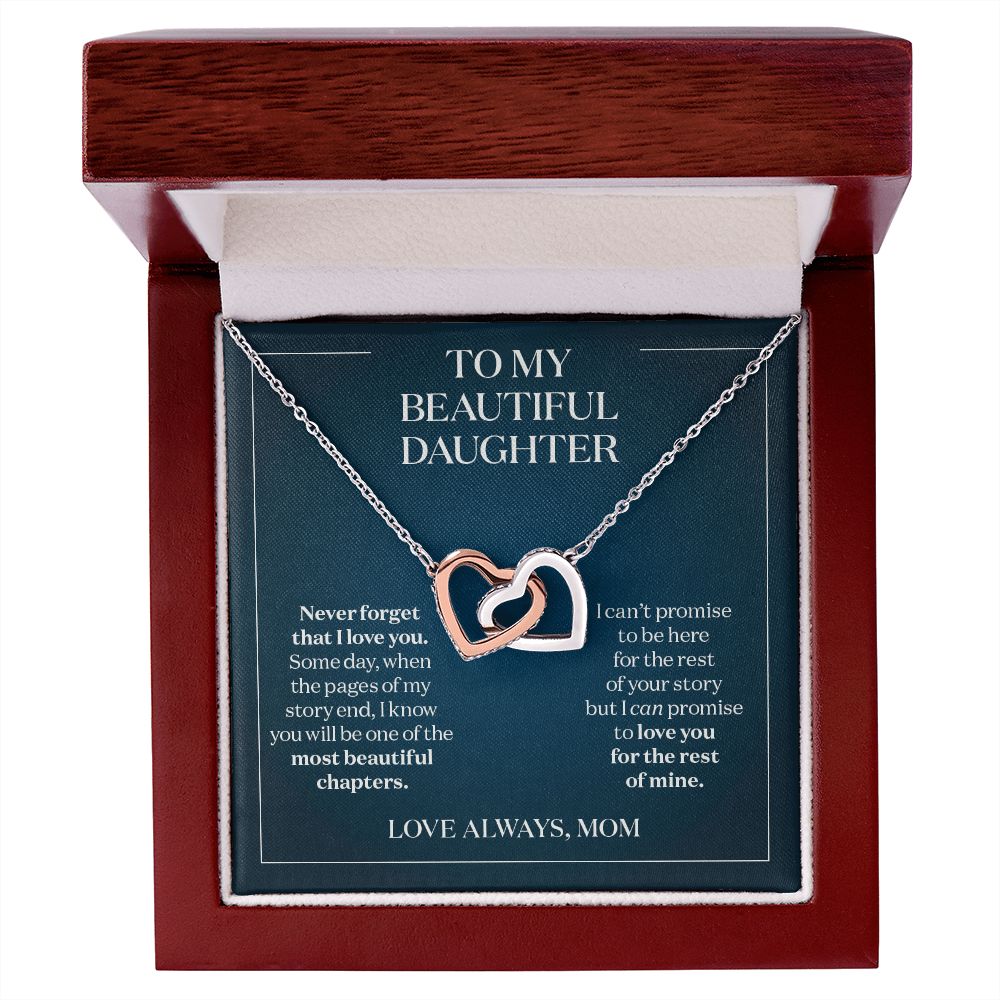 One of the Most Beautiful Chapters - Gift for Daughter from Mom - Necklace
