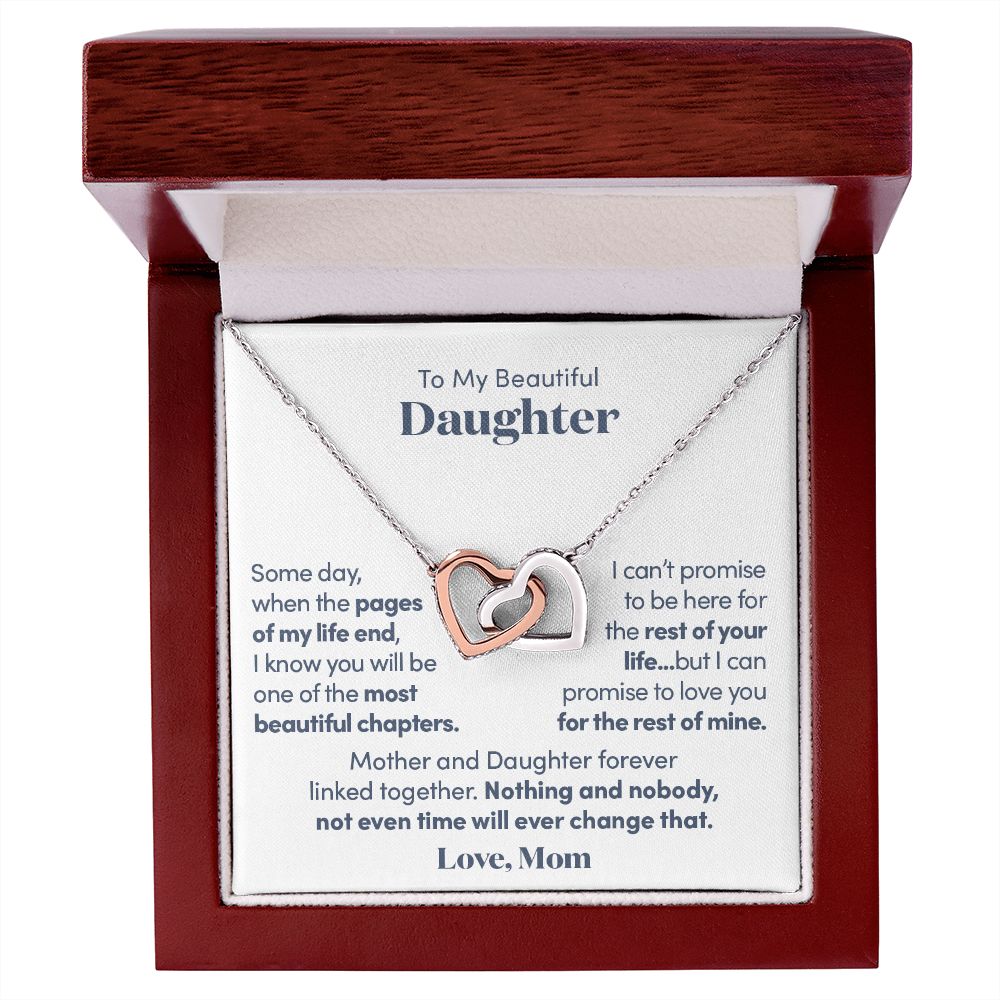 Mother and Daughter Forever Linked - Gift from Mother to Daughter
