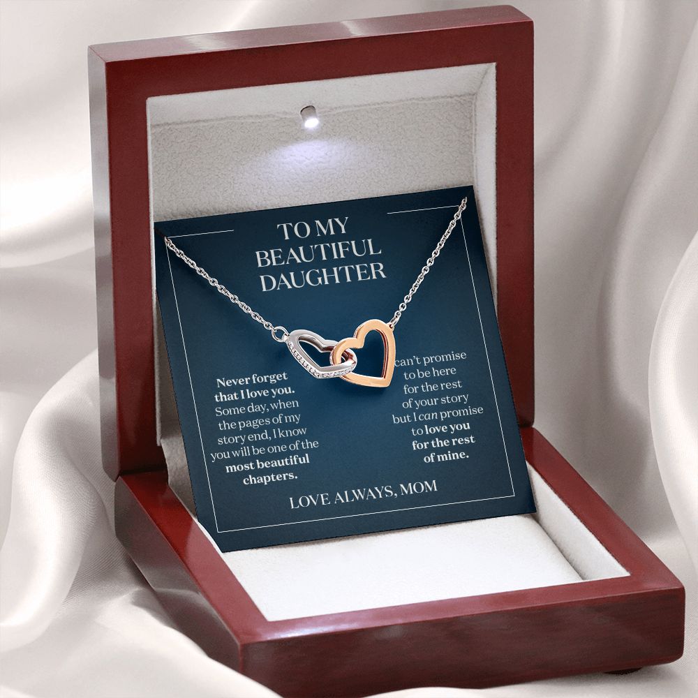 One of the Most Beautiful Chapters - Gift for Daughter from Mom - Necklace