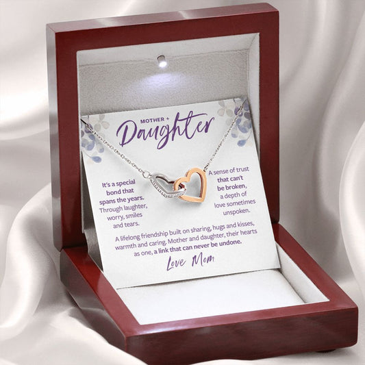Gift for Daughter from Mom -  Never be undone Necklace