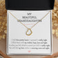 Gift for Granddaughter - I Held This Pretty Heart Necklace