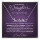 Gift for Daughter from Dad - Braver, Smarter, Stronger Custom Name Necklace