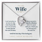 To My Wife - Until the Last Day I will be loving you - Message Card Necklace Gift