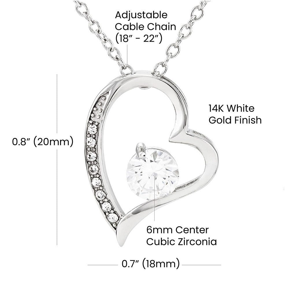 To my Granddaughter - Always Keep Me In Your Heart - Necklace Gift for Granddaughter