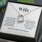 To My Wife - Until the Last Day I will be loving you - Message Card Necklace Gift