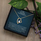 To my Granddaughter - Always Keep Me In Your Heart - Necklace Gift for Granddaughter