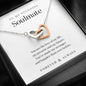 Anniversary Gifts for Girlfriend 1 Year - One Year Anniversary Gift for Her - Wife two hearts necklace