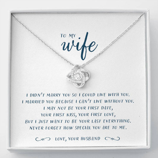 Perfect gift for Wife - To My Wife - I Can't Live Without You
