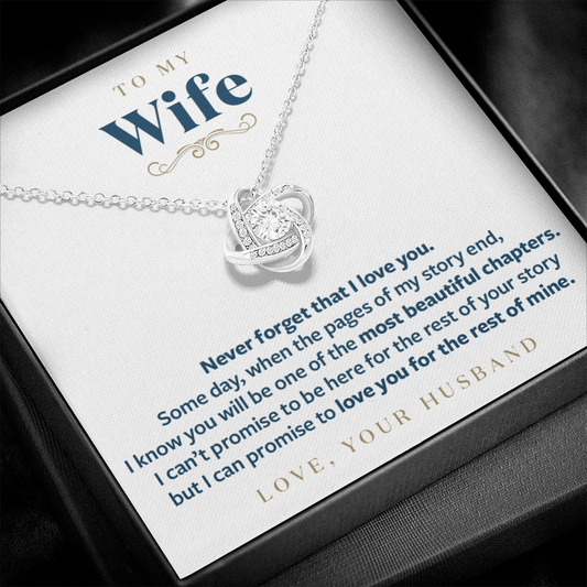 To my Wife - The Most Beautiful Chapter - Gift Message Card